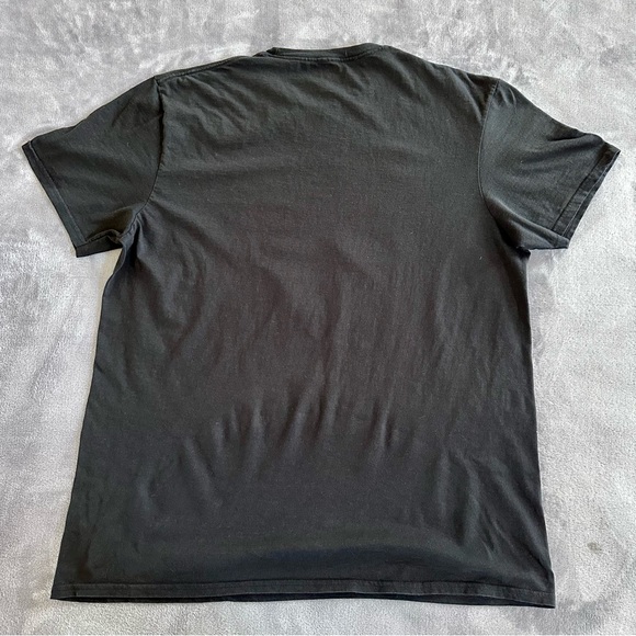 Men’s Black Short Sleeve Cobra Kai Graphic T-Shirt with Eagle Fang Karate Design - Picture 4 of 4